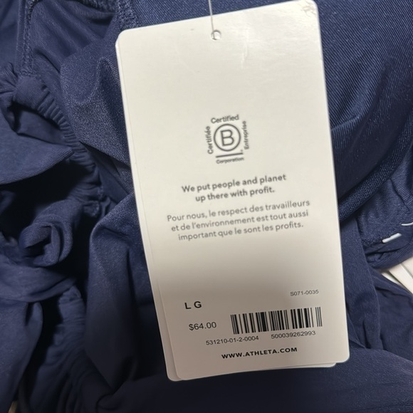 NWT! Athleta Navy Plunge Tankini A-C - Multiple Sizes🩵 - Picture 4 of 10